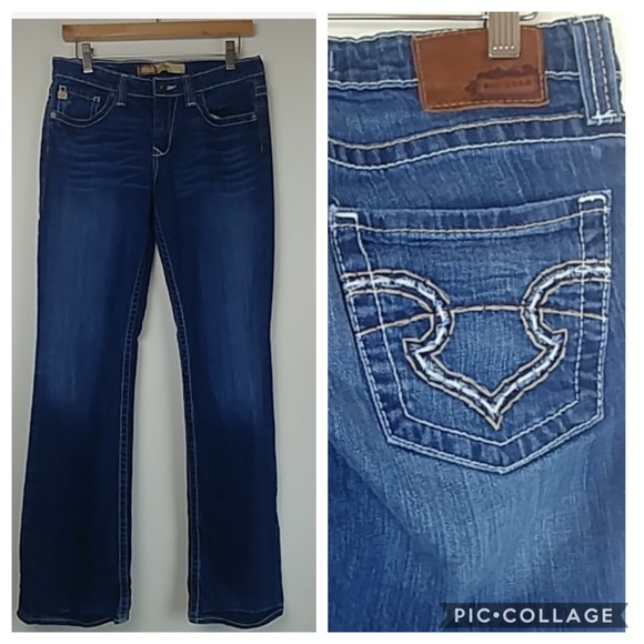 Big Star Denim - Big Star, Hazel curvy fit flared western jeans 8